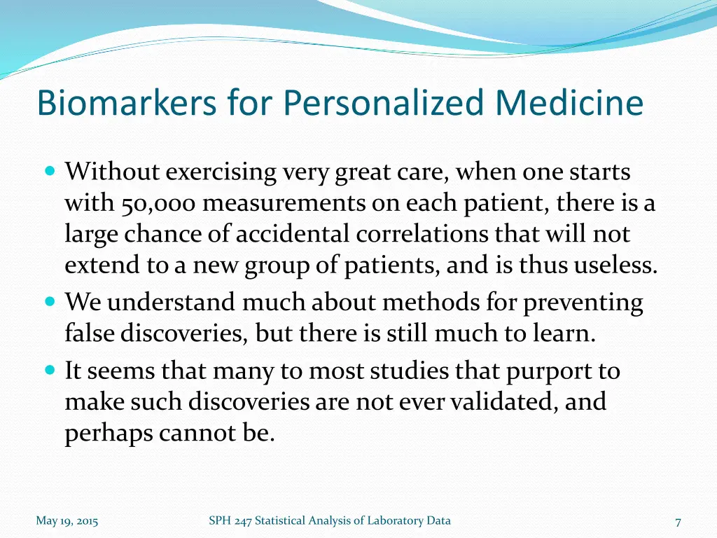biomarkers for personalized medicine