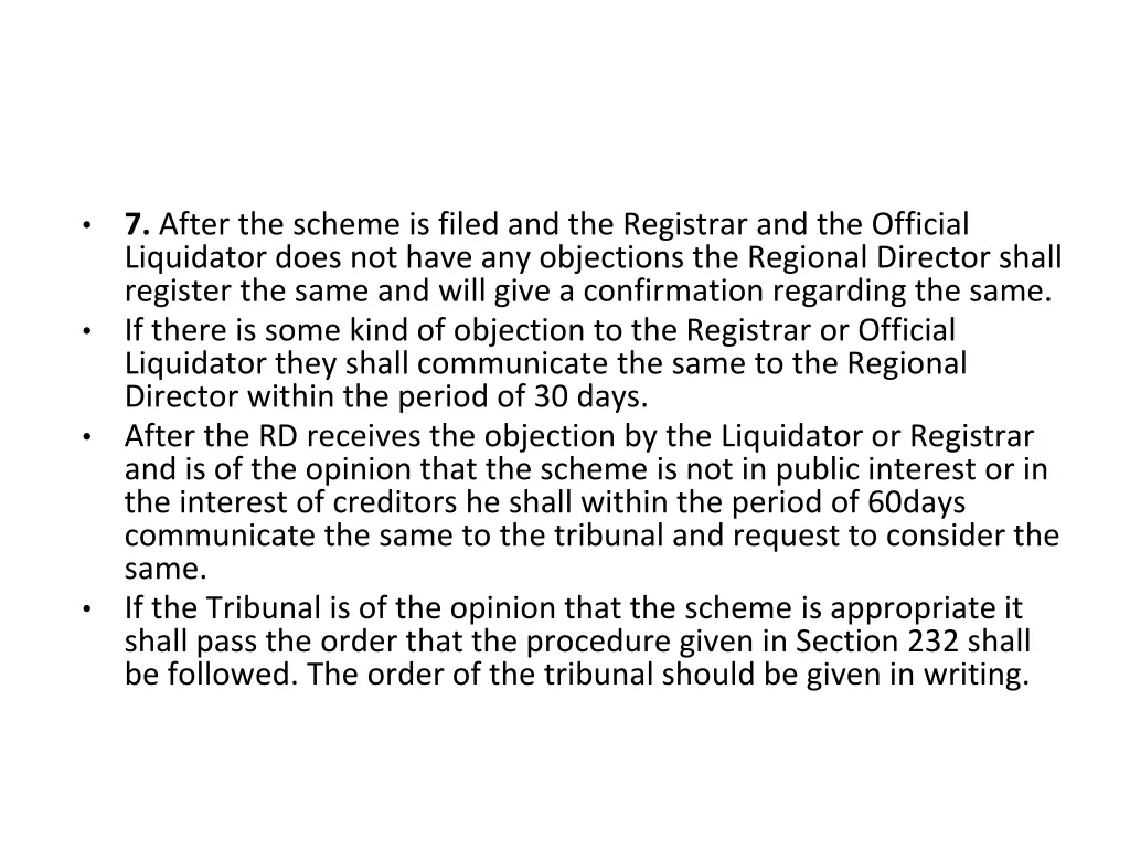 7 after the scheme is filed and the registrar