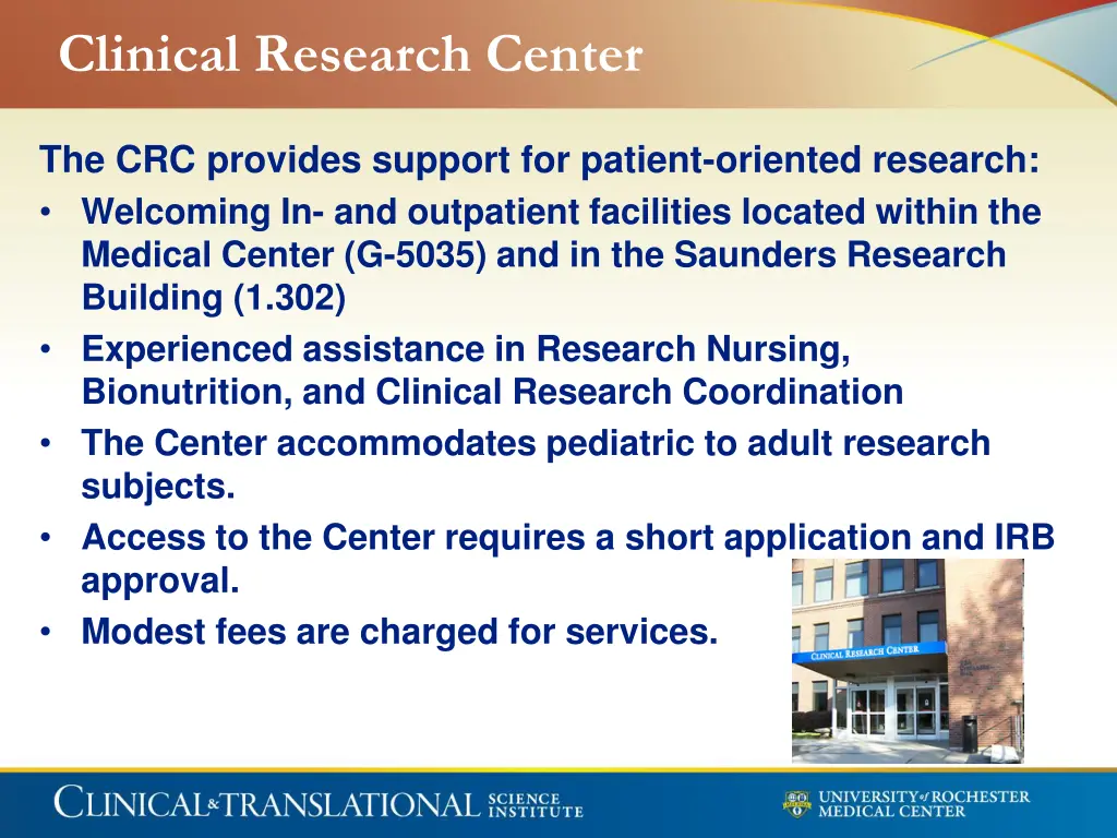 clinical research center