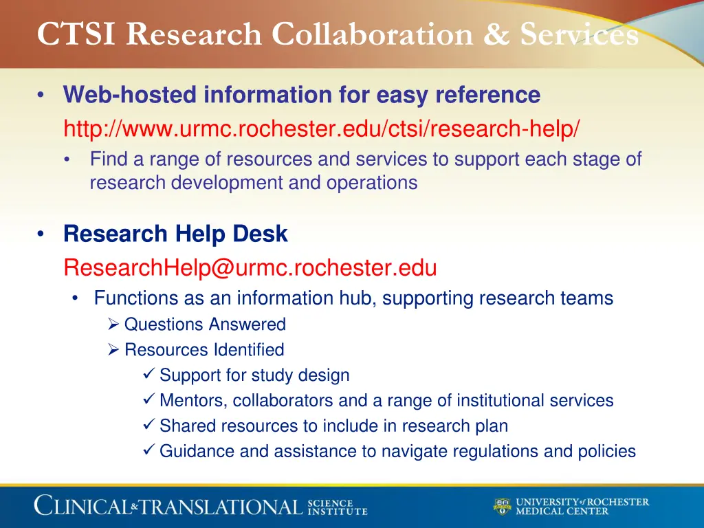 ctsi research collaboration services