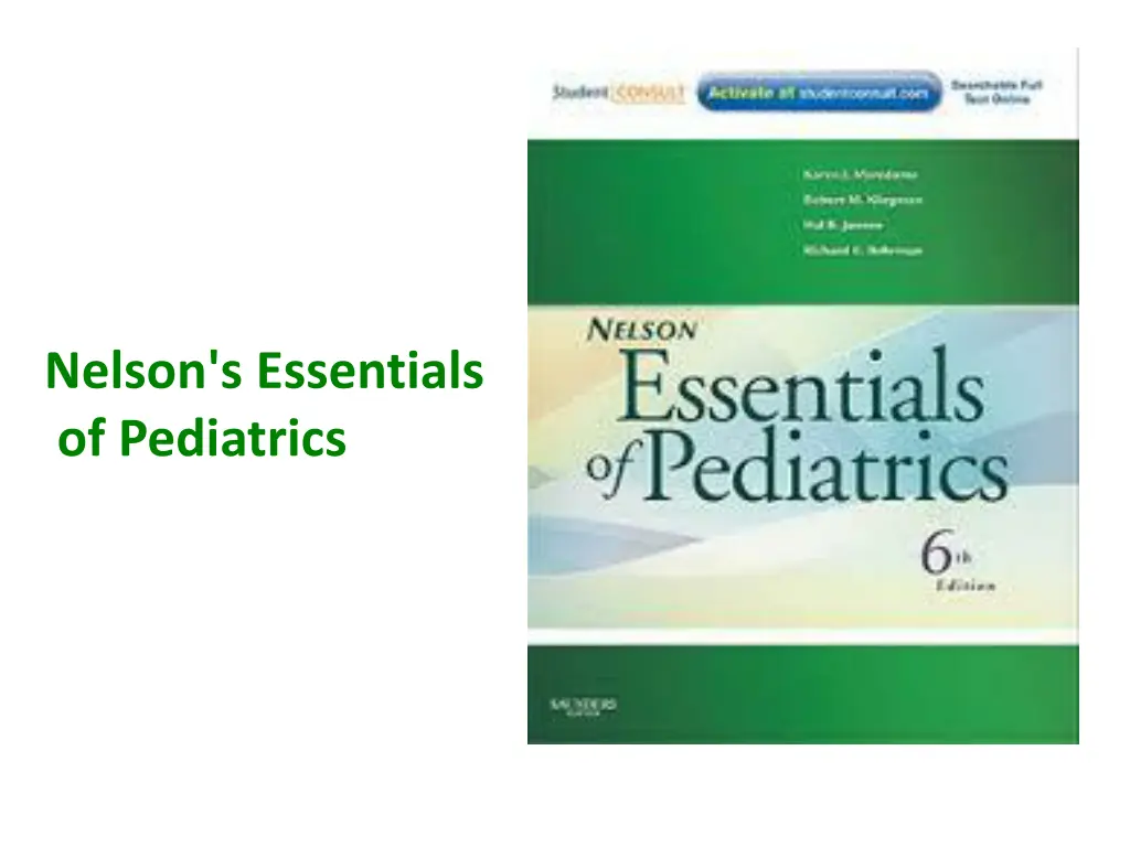 nelson s essentials of pediatrics
