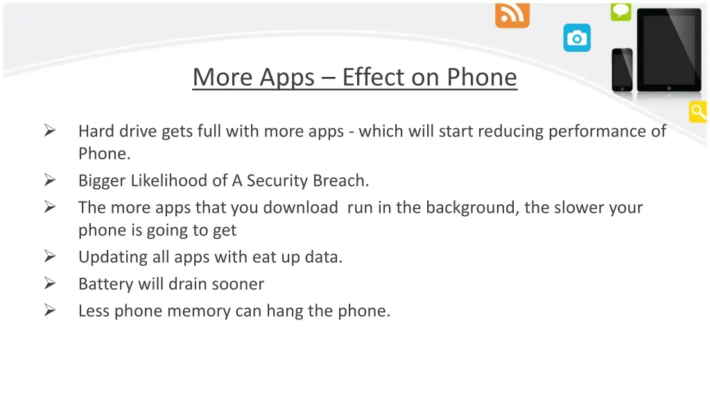 more apps effect on phone