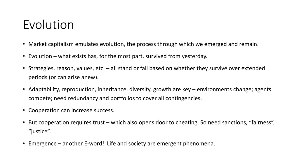 evolution 1