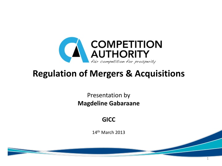 regulation of mergers acquisitions