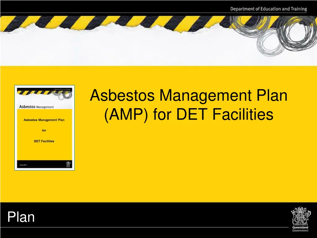 asbestos management plan amp for det facilities