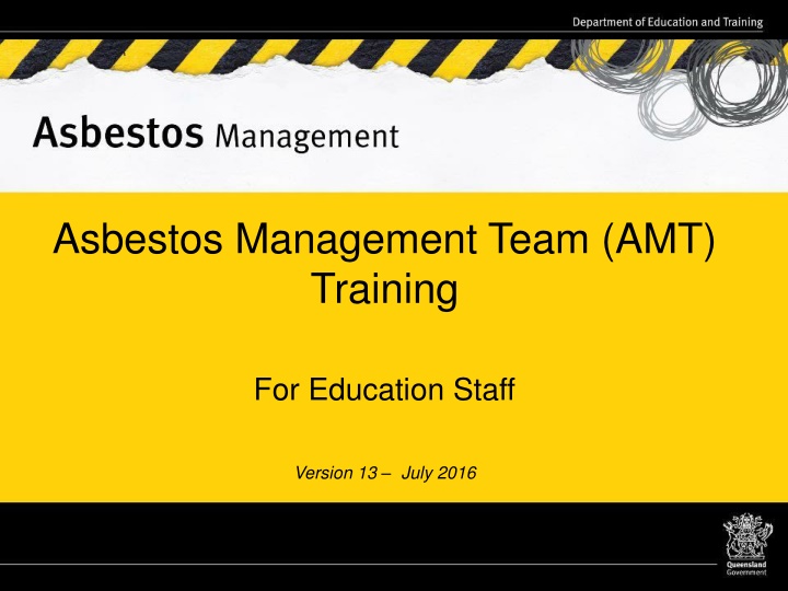 asbestos management team amt training