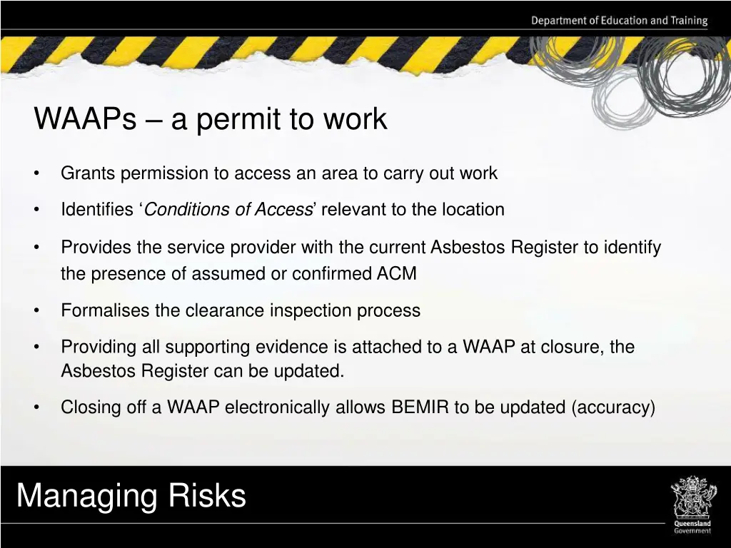 waaps a permit to work