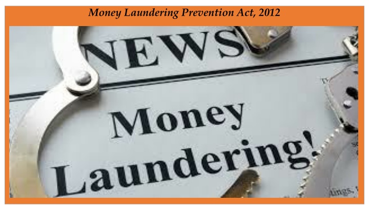 money laundering prevention act 2012