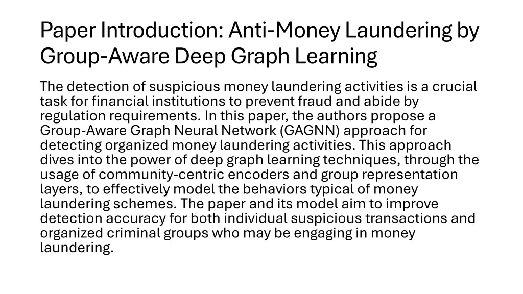 paper introduction anti money laundering by group
