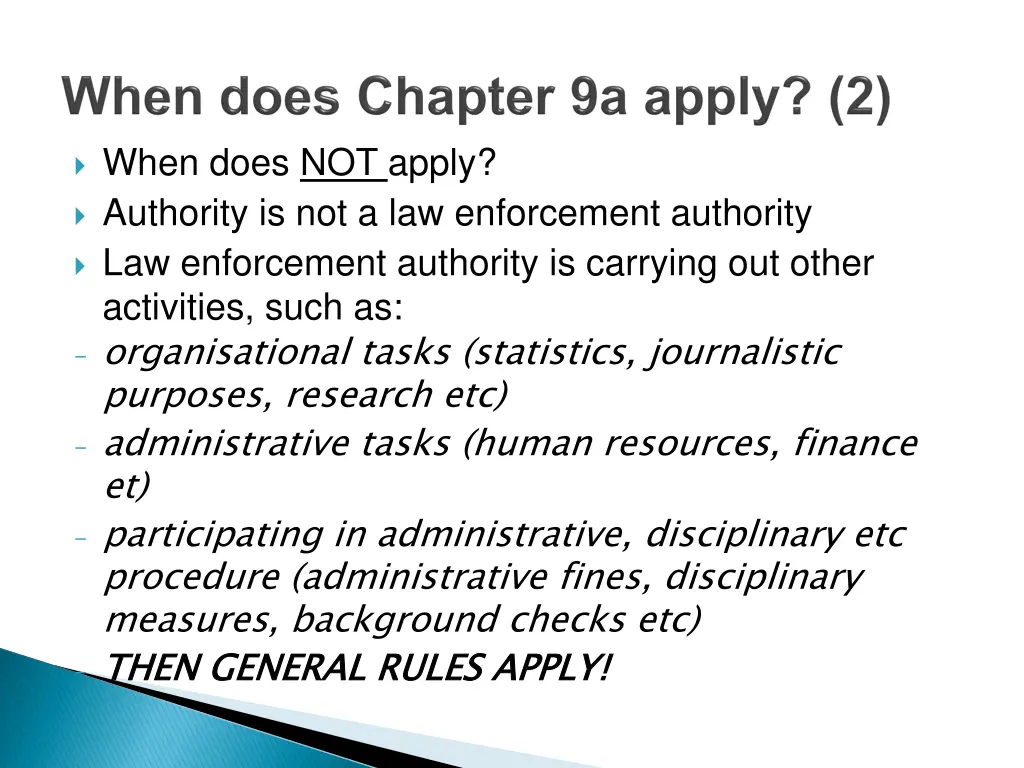 when does not apply authority