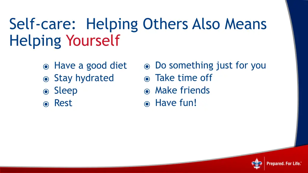 self care helping others also means helping