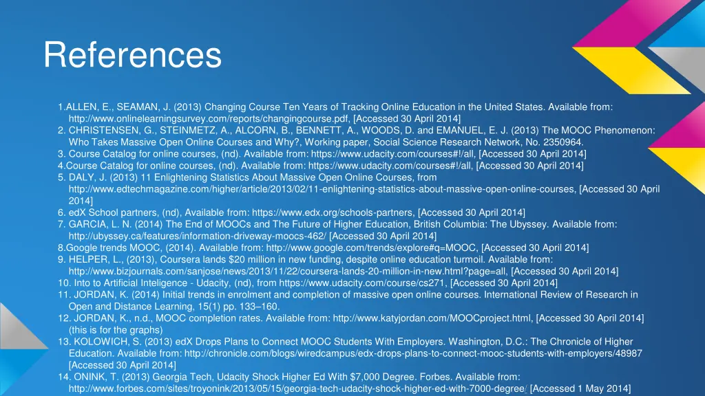 references