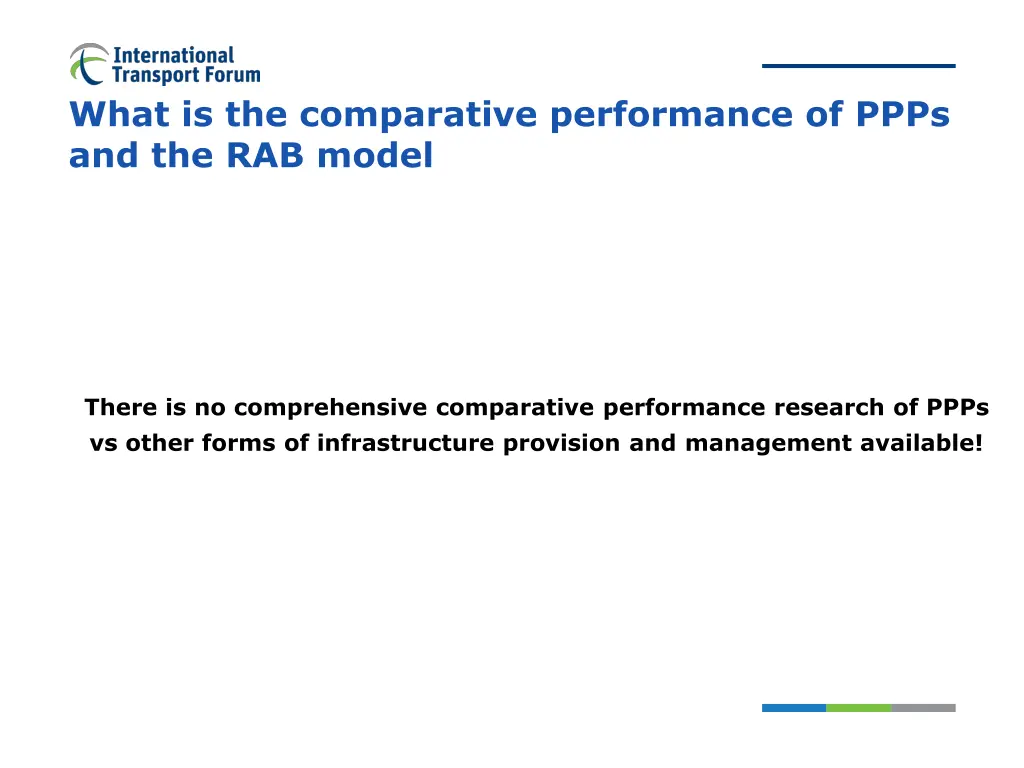 what is the comparative performance of ppps
