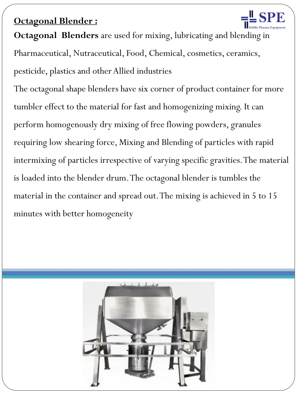 octagonal blender 1