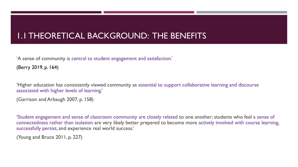 1 1 theoretical background the benefits