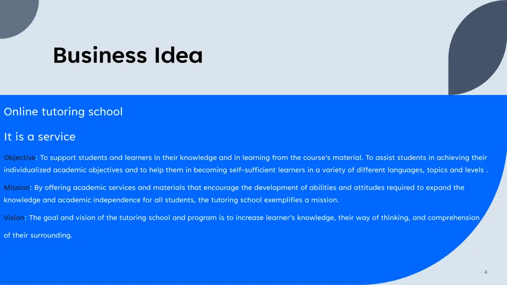 business idea 1