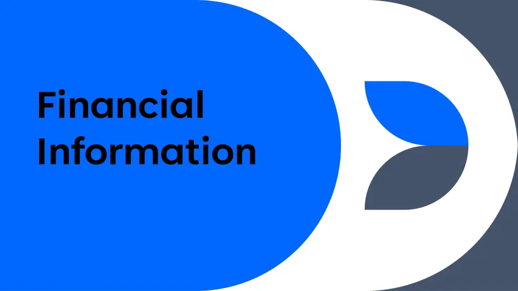 financial information