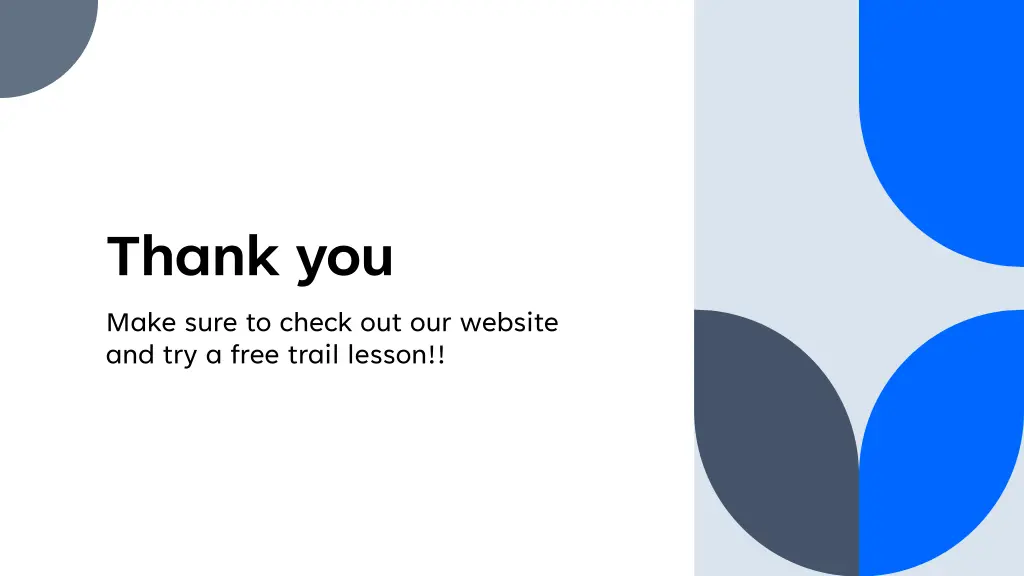thank you make sure to check out our website