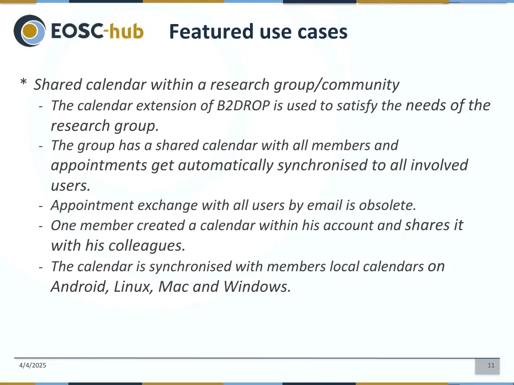 featured use cases