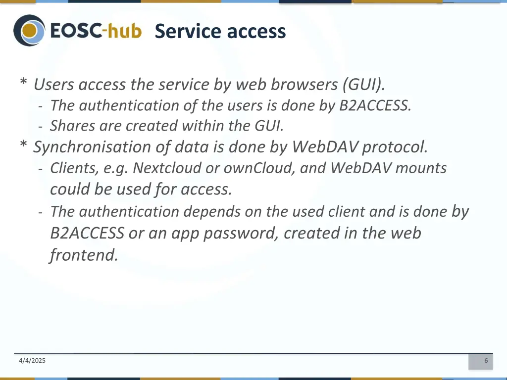 service access