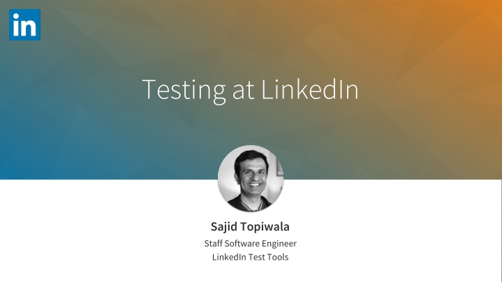 testing at linkedin