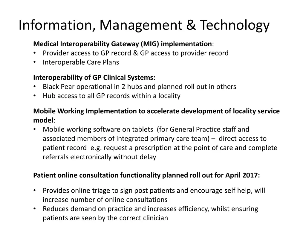 information management technology