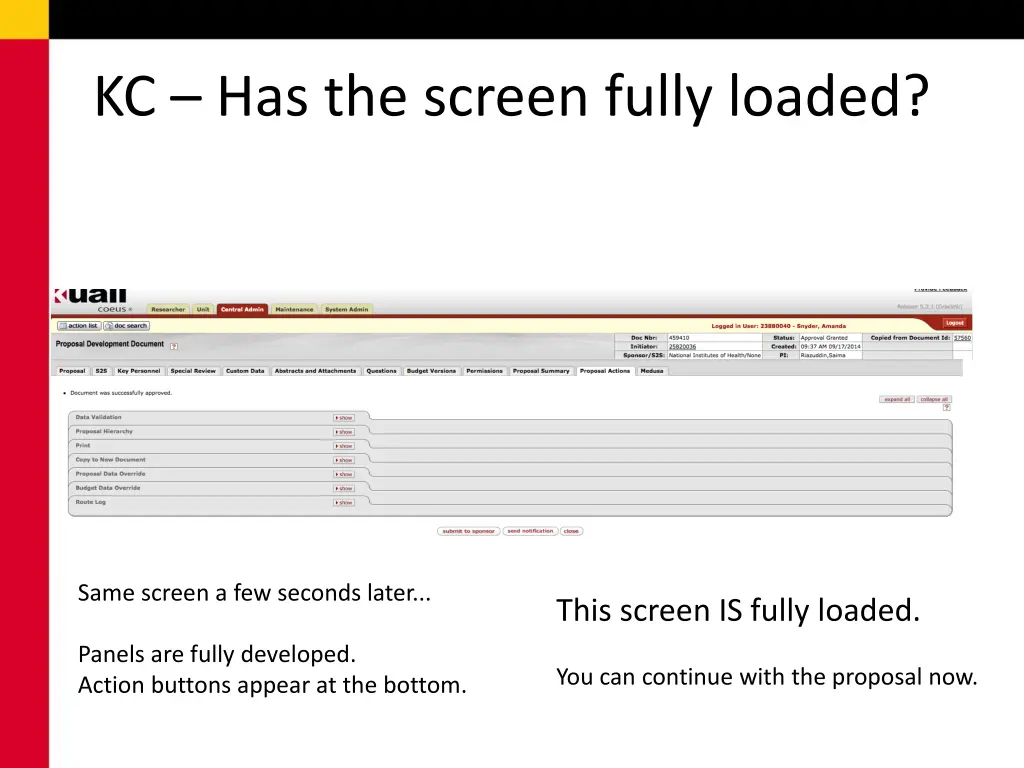 kc has the screen fully loaded 1