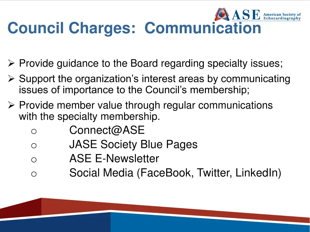 council charges communication