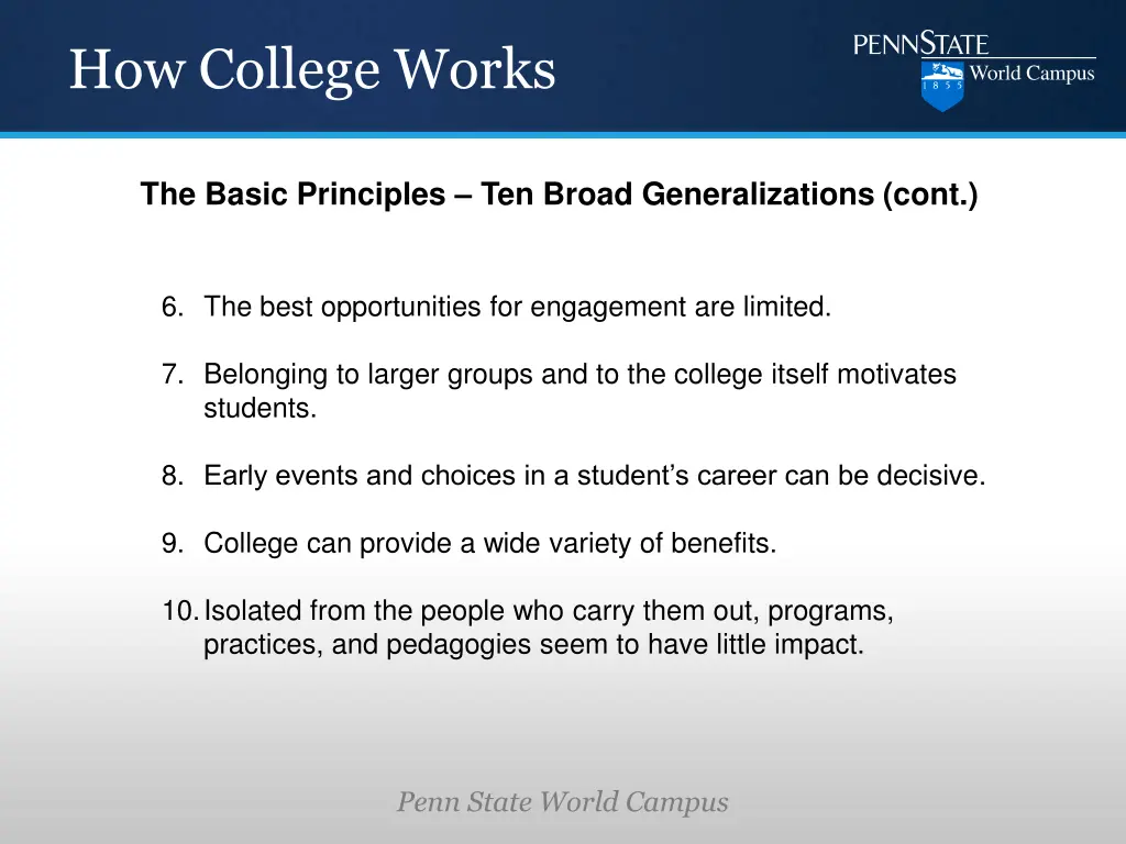 how college works 2