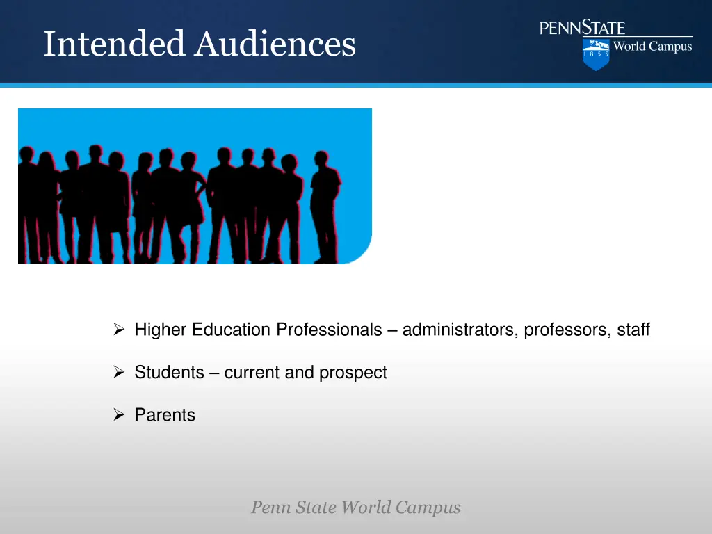 intended audiences