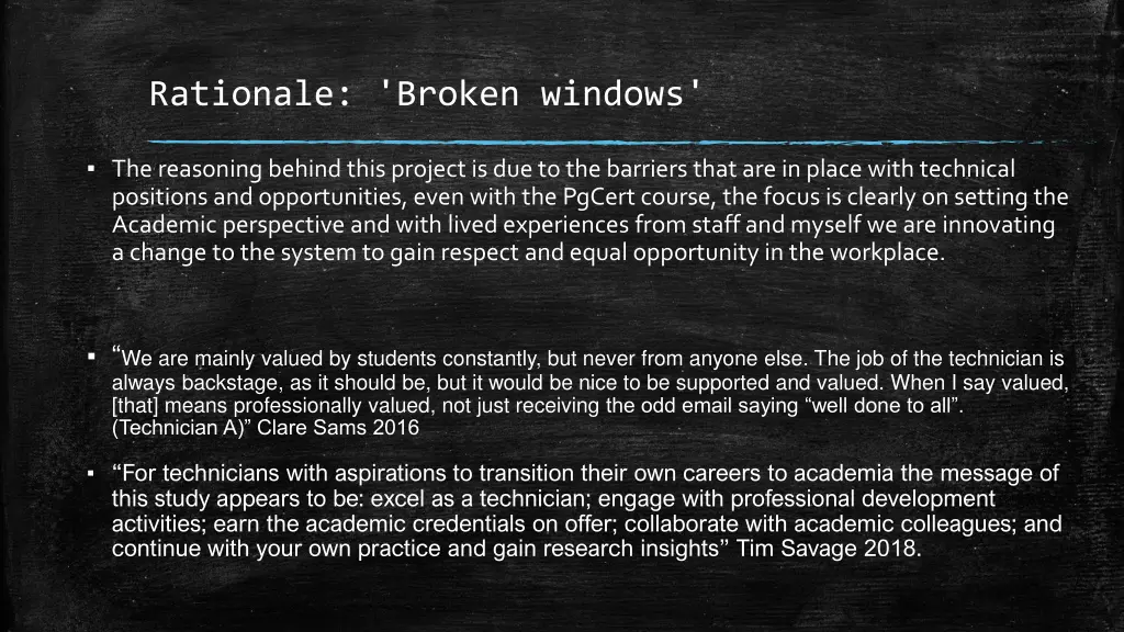 rationale broken windows