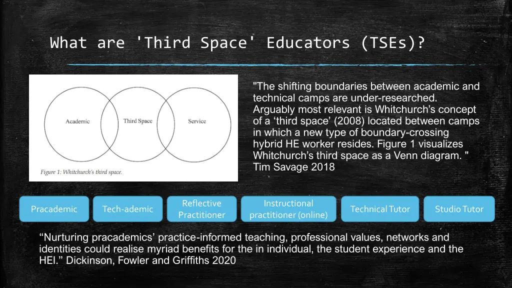 what are third space educators tses