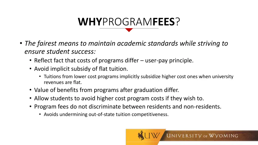 why program fees 1