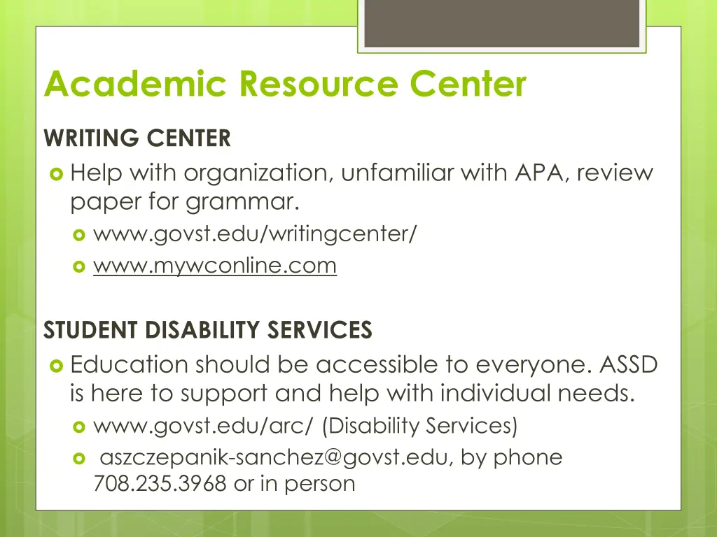 academic resource center 1
