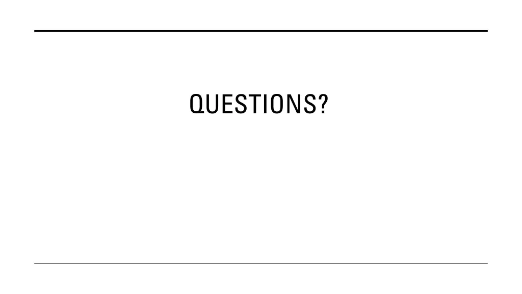 questions