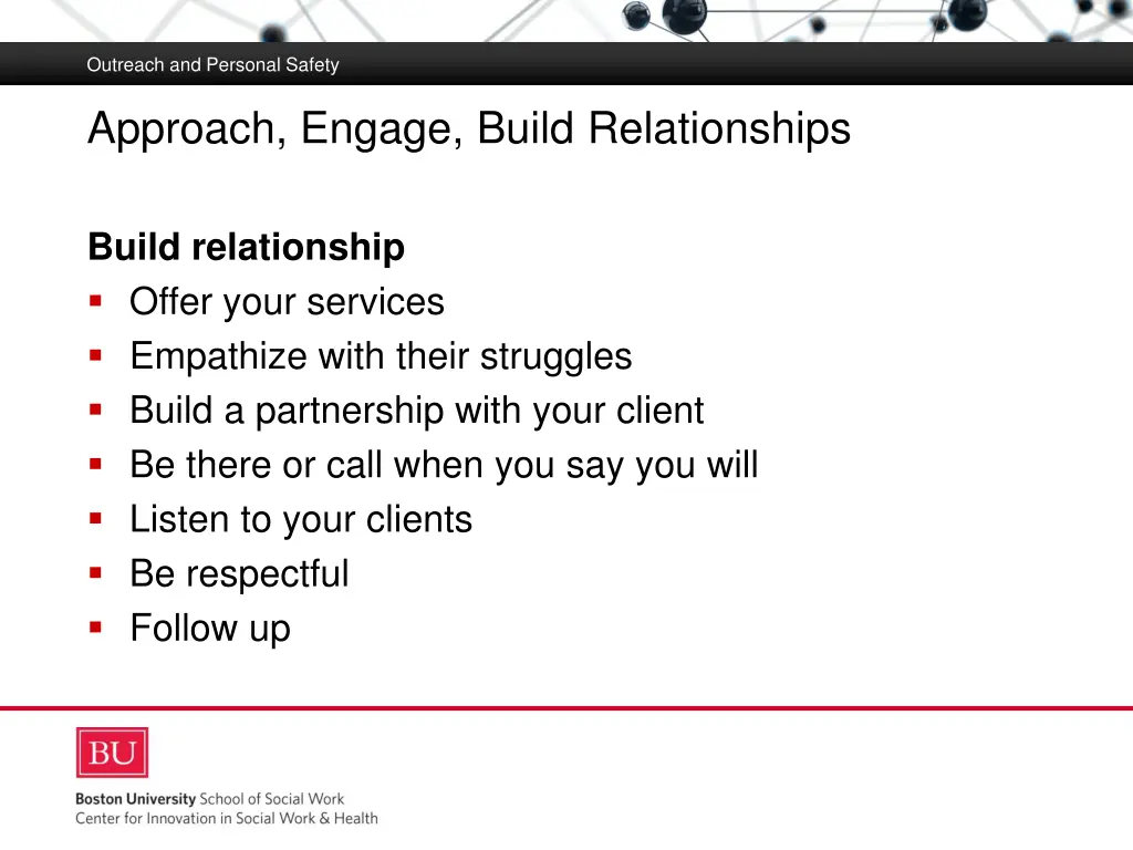 outreach and personal safety 6