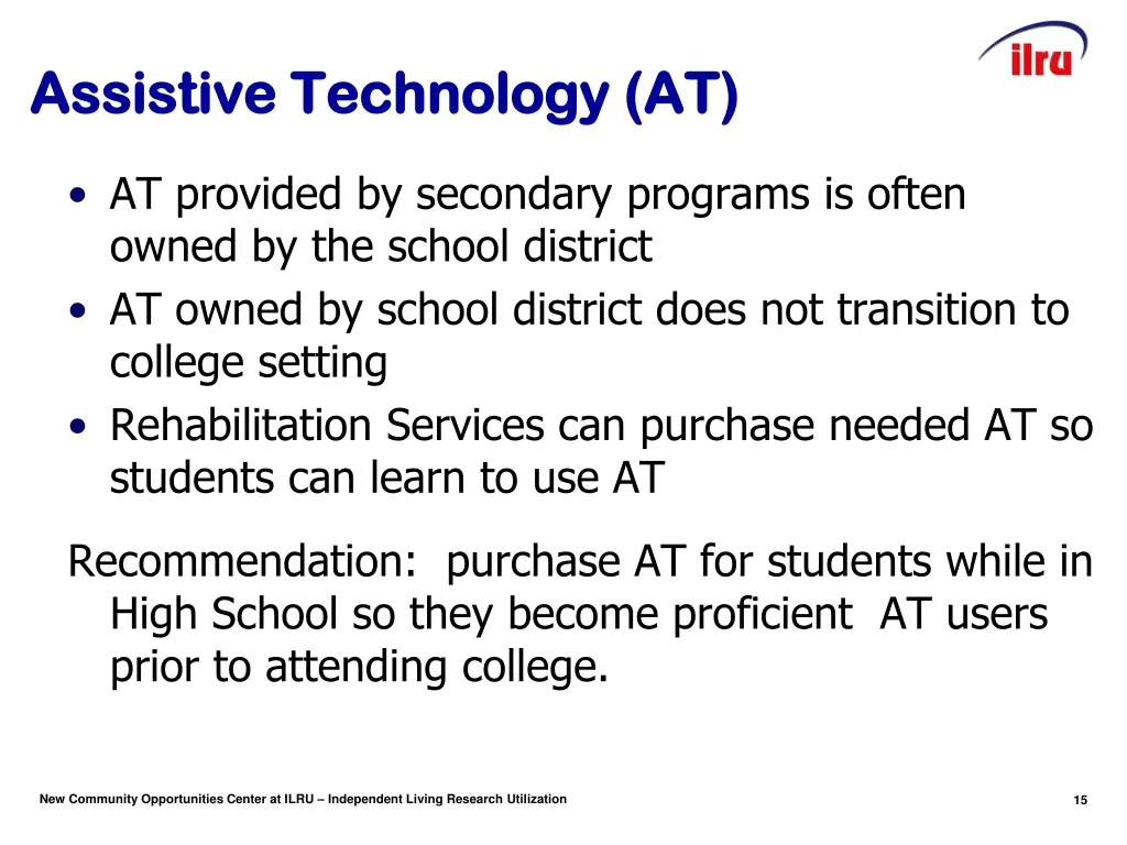 assistive technology at assistive technology at