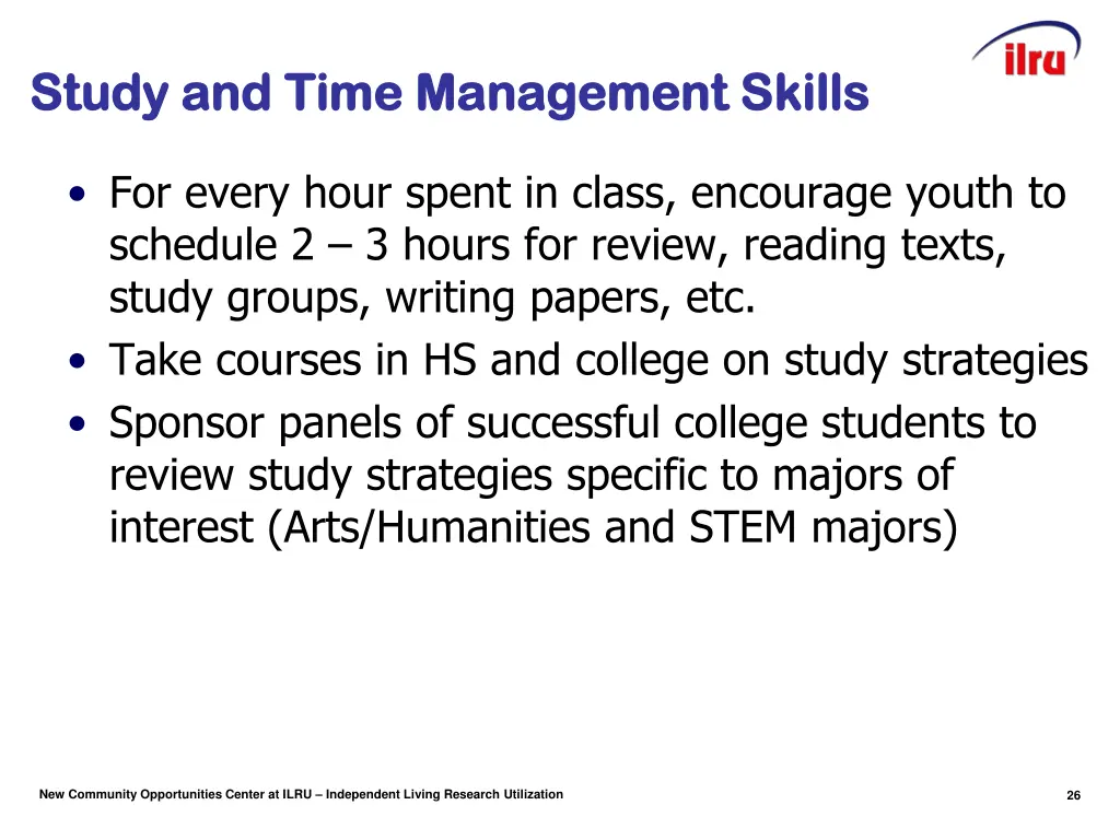 study and time management skills study and time