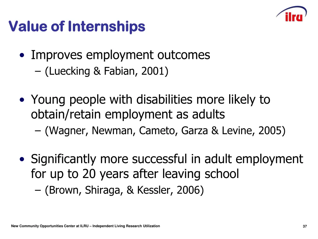 value of internships value of internships