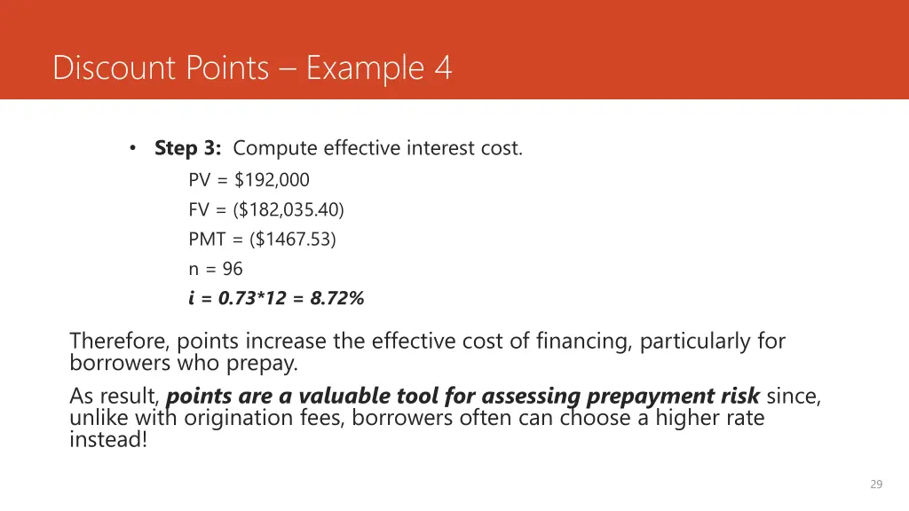 discount points example 4 3