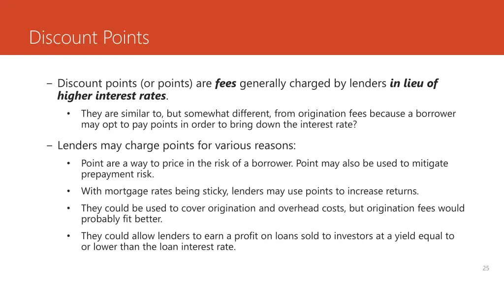 discount points
