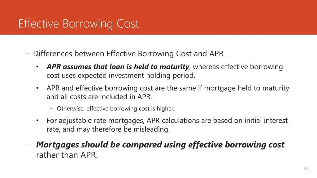 effective borrowing cost 1