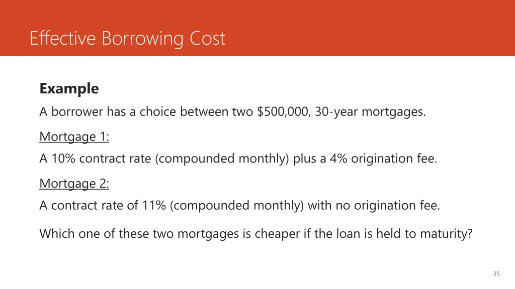 effective borrowing cost 2