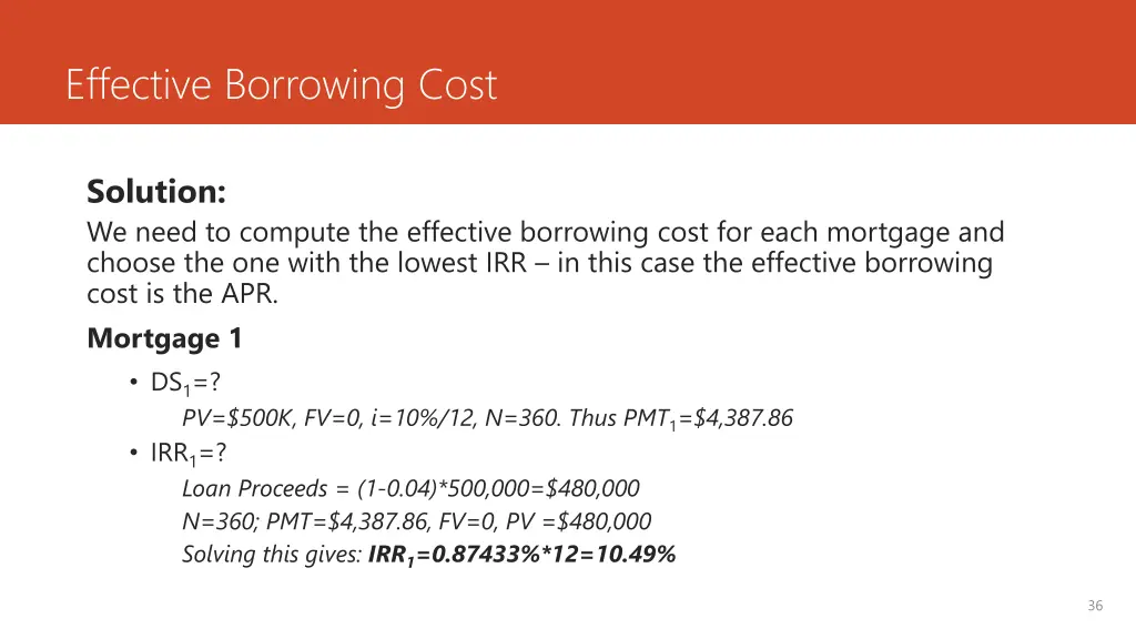 effective borrowing cost 3