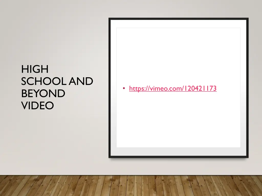 high school and beyond video