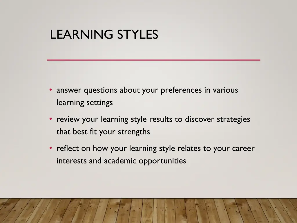 learning styles