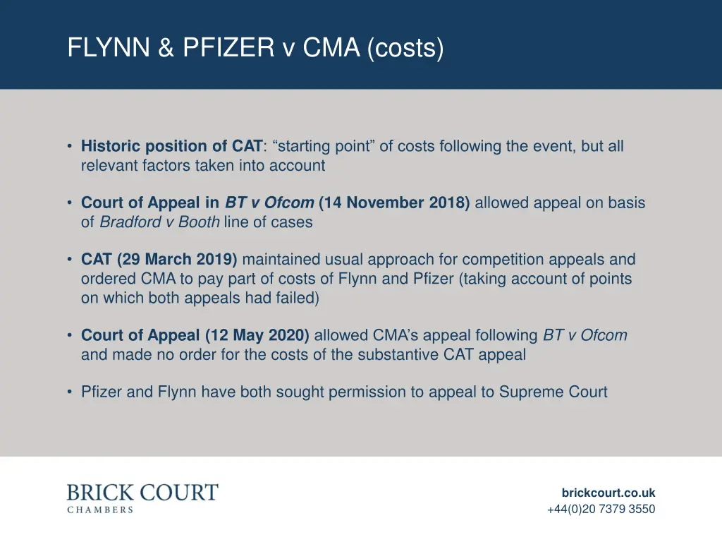flynn pfizer v cma costs
