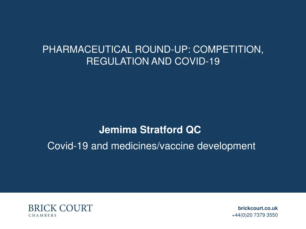 pharmaceutical round up competition regulation 4