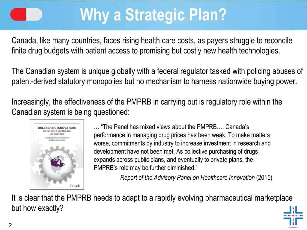 why a strategic plan