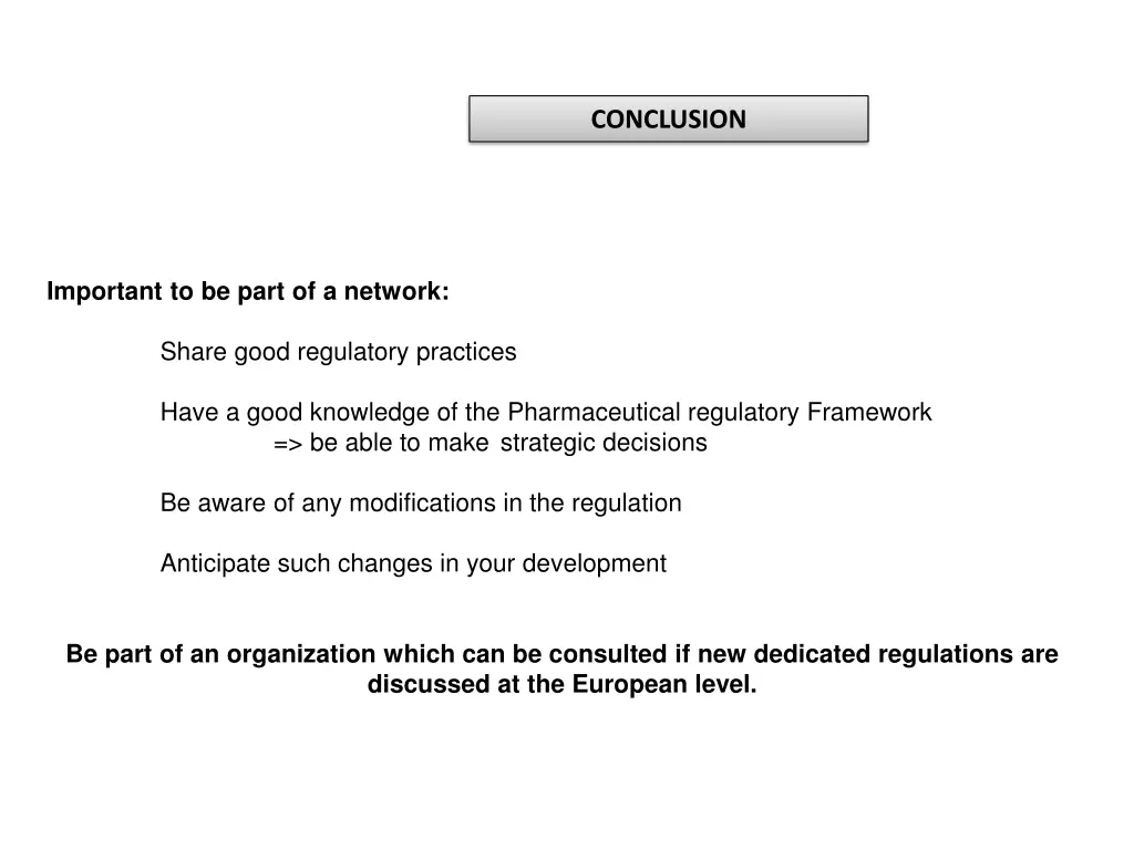 conclusion 1